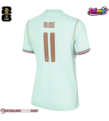 Francie Michael Olise #11 Venkovní Dres pro Dámy MS 2026 Krátkým Rukávem